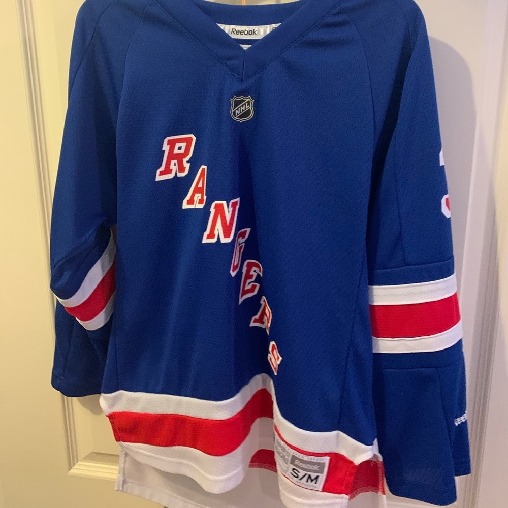 Reebok  youth Rangers jersey